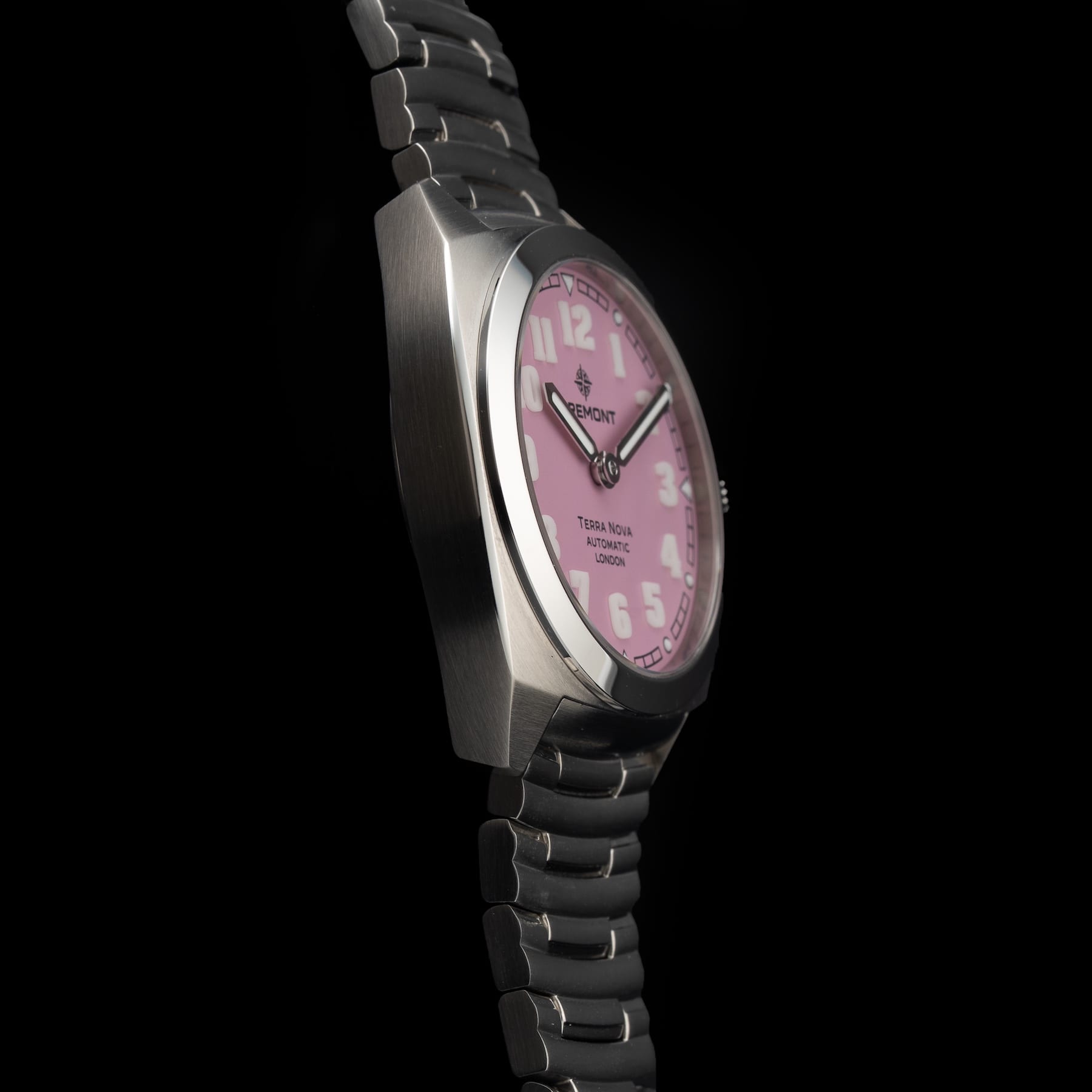 FS: Bremont TN38-ND-SS-PK-B Terra Nova SS Pink Dial Bracelet image 2