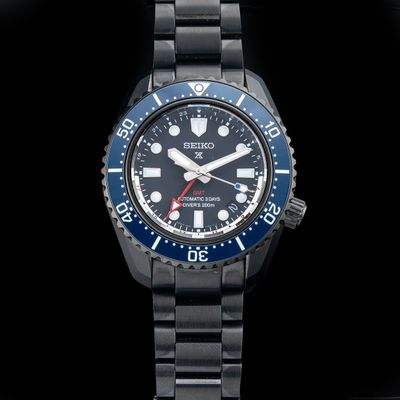 Seiko Prospex Shohei Ohtani SBEJ023 Limited Edition Prospex GMT Diver Black Dial