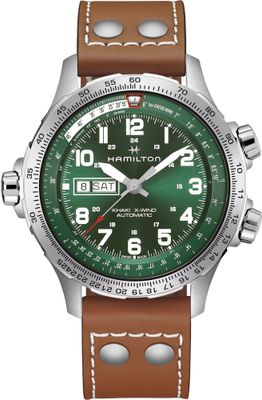 Hamilton H77735560 Khaki Aviation X-Wind Day Date