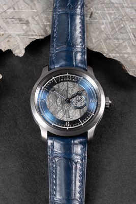 J.N. Shapiro Infinity Tantalum Meteorite Dial