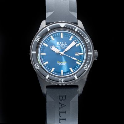 Ball DD3208B-P2C-BE Engineer II M Skindiver Heritage Black On Strap