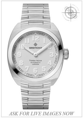 Bremont TN38-ND-SS-TQ-B Terra Nova 38 Turquoise