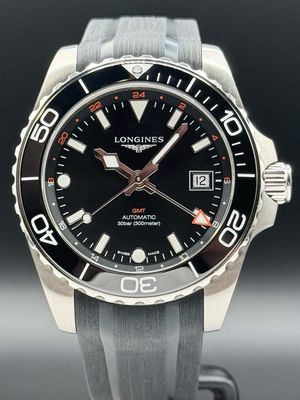 Longines L3.790.4.56.9 Hydroconquest Black Dial on Strap