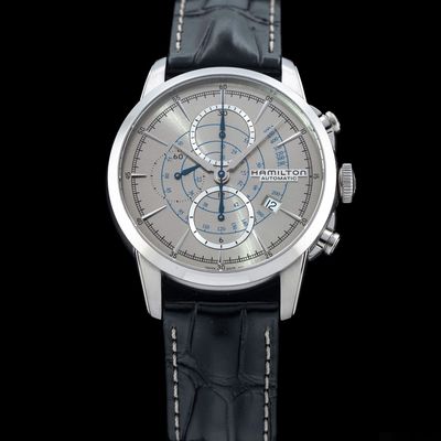 Hamilton American Classic Railroad Auto Chrono 44mm H40656781