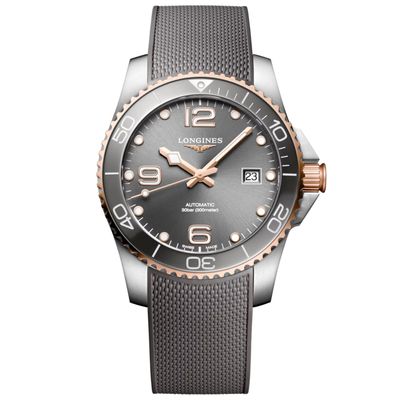 Longines Hydroconquest Sunray Grey Dial 41mm L3.781.3.78.9