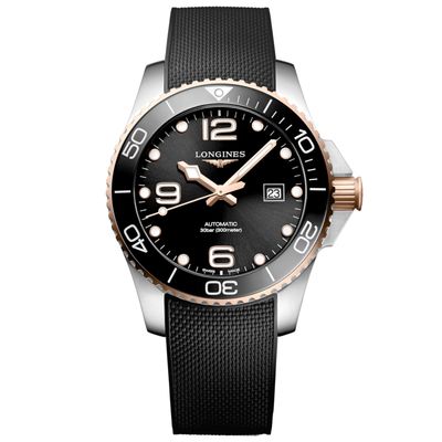 Longines Hydroconquest Sunray Black Dial 43mm L3.782.3.58.9