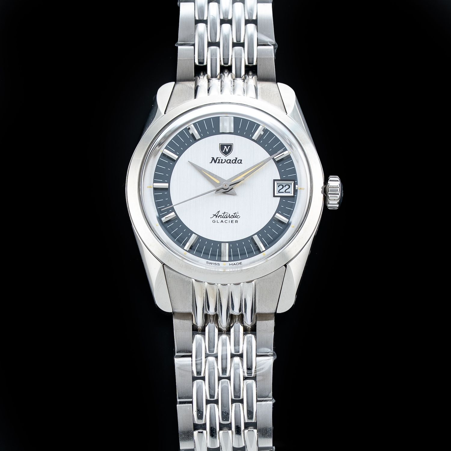 Nivada Grenchen 35020M04 Antarctic Glacier 35mm - Exquisite Timepieces