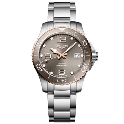 Longines Hydroconquest Sunray Grey Dial 39mm L3.780.3.78.6