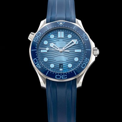 Omega 210.32.42.20.03.002 Seamaster Diver 300M Summer Blue On Strap