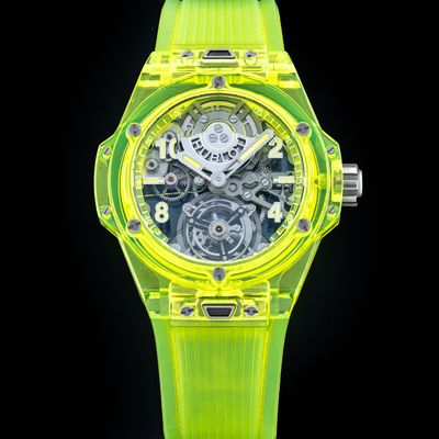 Hublot Tourbillon Automatic Yellow Neon Saxem 429.JY.0120.RT