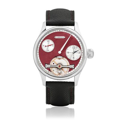 Garrick Regulator MK II Frosted Red Dial