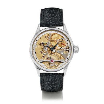 Garrick S3 Deadbeat Seconds - Gold Dial British-Made Jumping Seconds