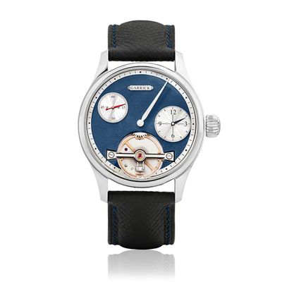 Garrick Regulator MK II Frosted Blue Dial