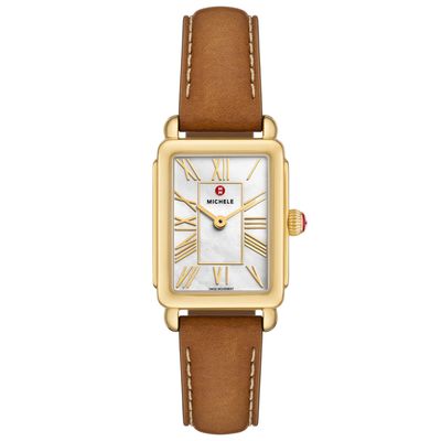 Michele Women's Deco Park 18K Gold-Plated Watch, MWW06E000150