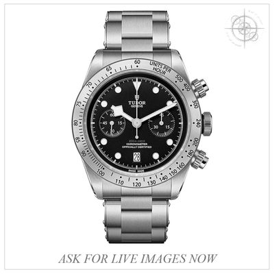 TUDOR M79350-0001 Heritage Black Bay Chrono Black Dial