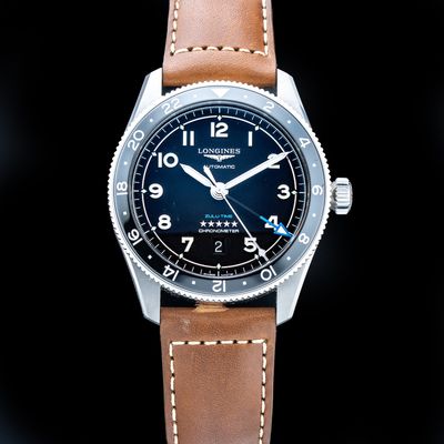 Longines Spirit L38124536 Black Dial Zulu