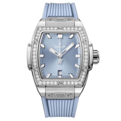 Hublot Spirit of Big Bang Steel Coal Blue Diamonds 32mm 682.SX.717B.RX.1204