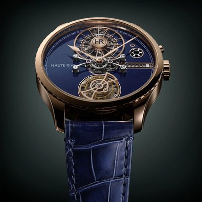 Haute Rive Honoris I Rose Gold Midnight Blue Enamel Dial