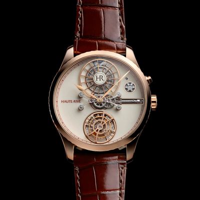 Haute Rive Honoris I Rose Gold Eggshell Enamel Dial