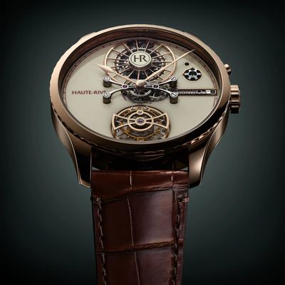 Haute Rive Honoris I Rose Gold Eggshell Enamel Dial