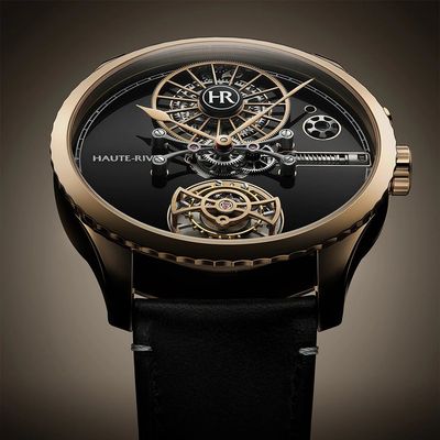 Haute Rive Honoris I Rose Gold Black Enamel Dial
