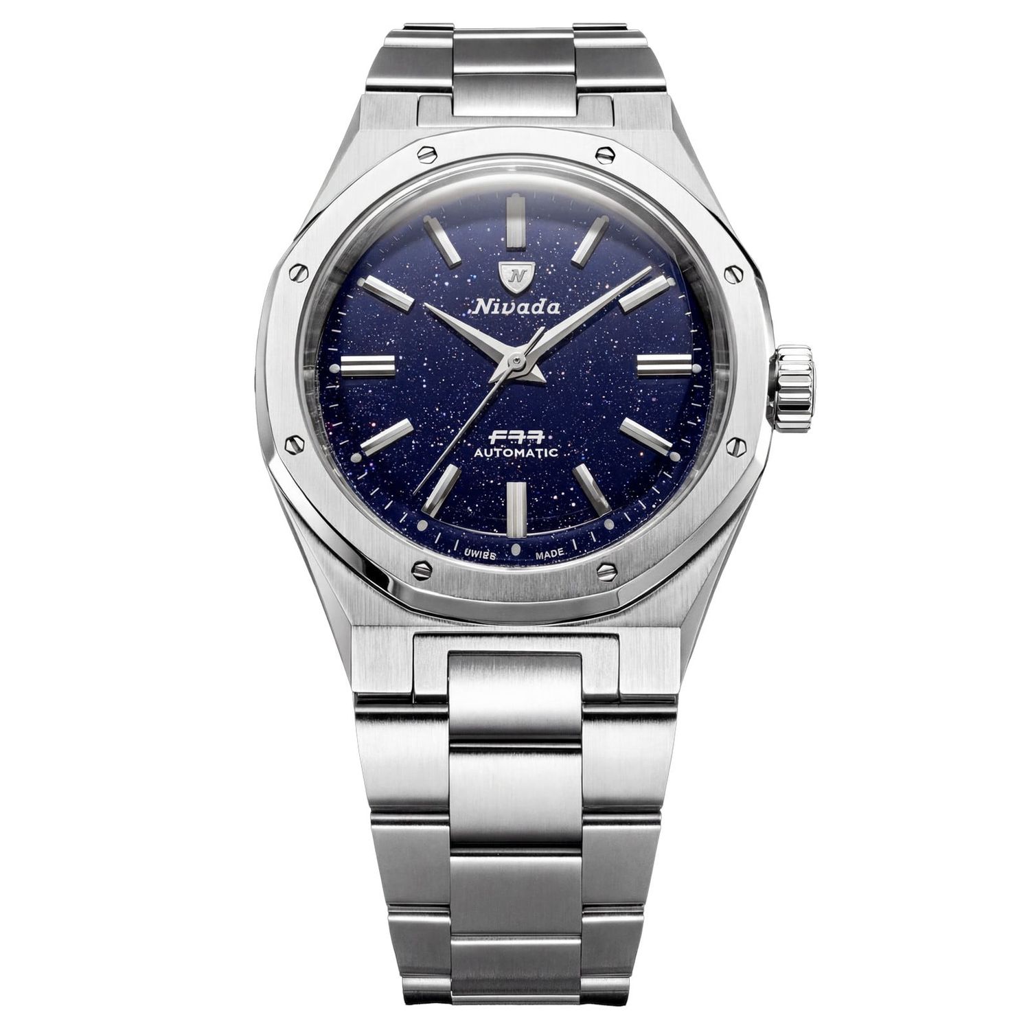 Nivada Grenchen F77 Aventurine MK2 38mm 68047A77 - Exquisite