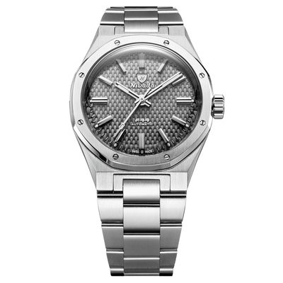 Nivada Grenchen F77 Grey Mk2 38mm No Date 68044A77