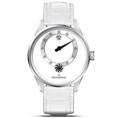 MeisterSinger Phantero Jumping Hour White PTJH901