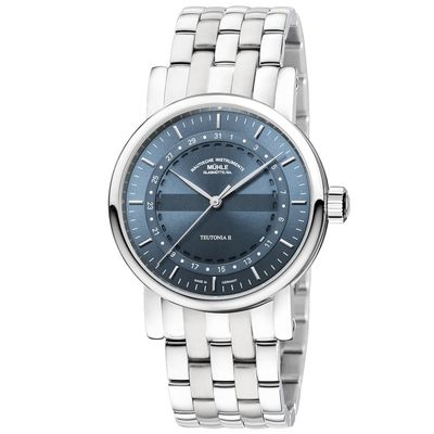 Mühle Glashütte Teutonia II Ring Date On Bracelet M1-33-52-MB