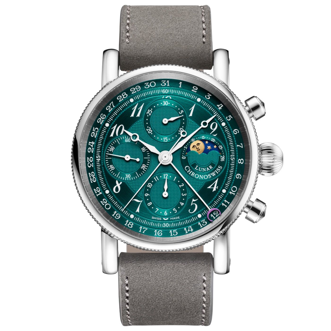 Chronoswiss Lunar Chronograph Aurora CH-7543L-DGR - Exquisite