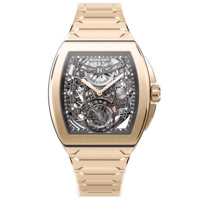 Bianchet Ultrafino Skeleton Carbon Rose Gold
