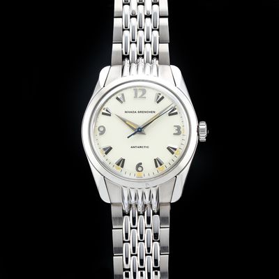 Nivada Grenchen Antarctic 35mm Eggshell Beige Luminova 35001M04