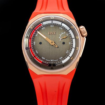 HYT H03345-A T1 5N Gold & Titanium Chocolate Millésime Edition