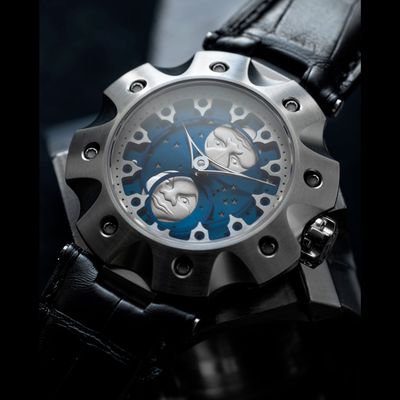 Sarpaneva Supernova Moonphase Blue With White Gold Moons