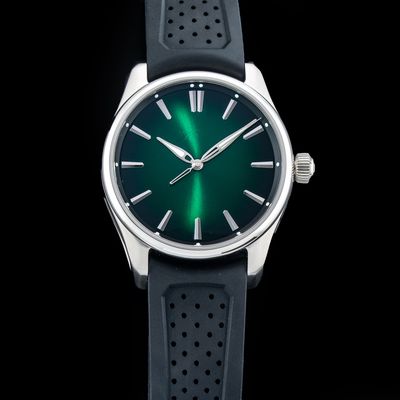 H. Moser & Cie. 3201-1201 Pioneer Centre Seconds Cosmic Green