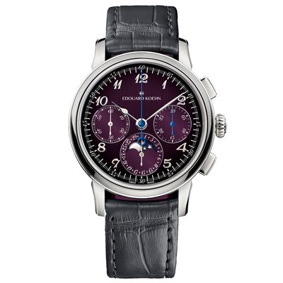 Edouard Koehn Legacy Moonphase Chronograph Purple Limited Edition EK-CHR12SS-PL-ASBP