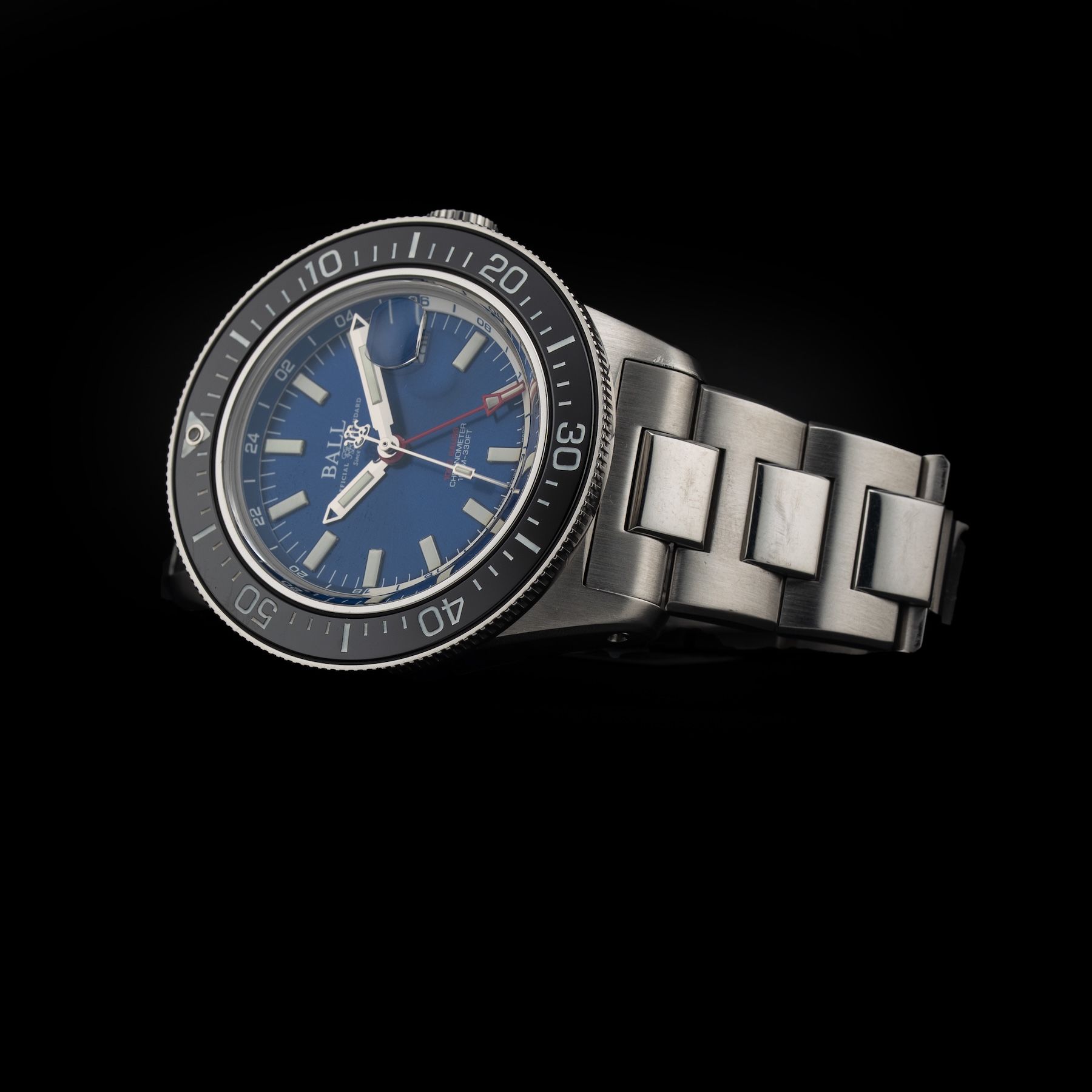 FS: Ball Engineer III Hurricane Hunters 40mm Ceramic Elapsed Time Bezel Blue DG3006C-S1CJ-BE image 4