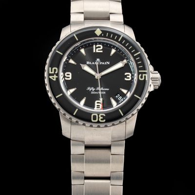 Blancpain Fifty Fathoms Automatic 42mm Black Dial 5010 12B30 98S