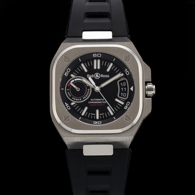 Bell & Ross BR-X5 Black on Rubber Strap BRX5R-BL-ST/SRB