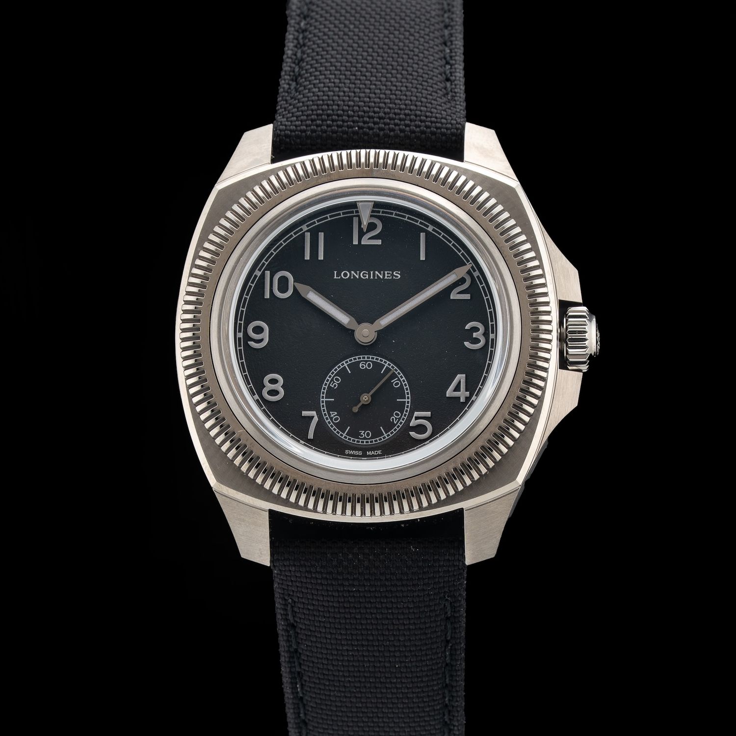 MAG B560 TORPEDO G6400 ジャンク Longines L2.838.1.53.2 Pilot Majetek Black Dial on Strap