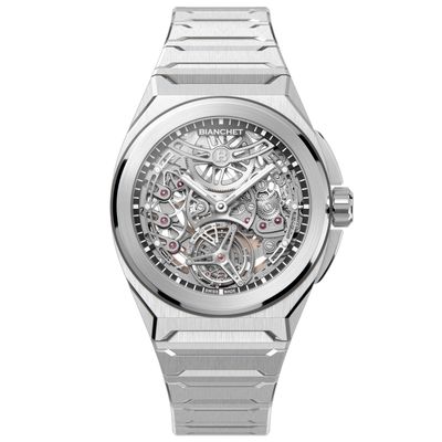 Bianchet Ultrafino Rotondo Titanium Skeleton Black