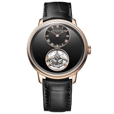 Arnold & Son Ultrathin Tourbillon Red Gold Onyx
