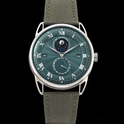 De Bethune Perpetual Calendar Green Dial Titanium DB25QPATIS4