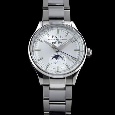 Ball Engineer II Moon Calendar Silver Dial NM3016C-S1J-SL