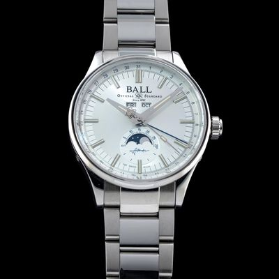 Ball Engineer II Moon Calendar Silver Dial NM3016C-S1J-SL