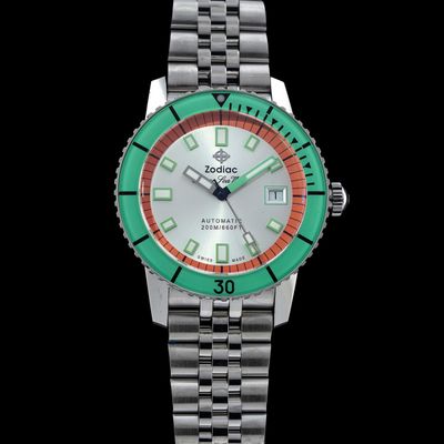 Zodiac Super Sea Wolf Automatic Stainless Steel ZO9269