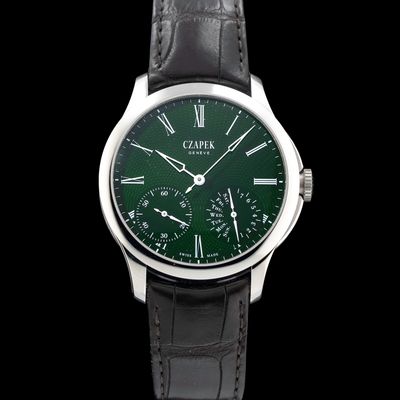 Czapek Quai Des Bergues Emerald Green L