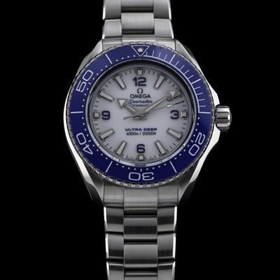 Omega Seamaster Planet Ocean 6000m Ultra Deep White Dial 215.30.46.21.04.001