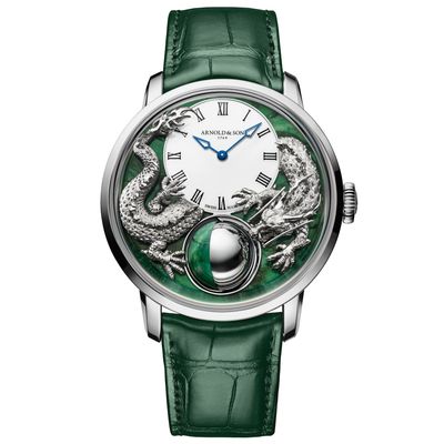Arnold & Son Luna Magna Platinum Dragon Verdite 1LMAX.Z05A.C1437C