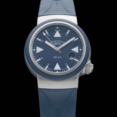 Mühle Glashütte S.A.R Rescue Timer Nautical Blue on Strap M1-41-02-KB-II
